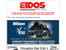Tablet Screenshot of eidossrl.it